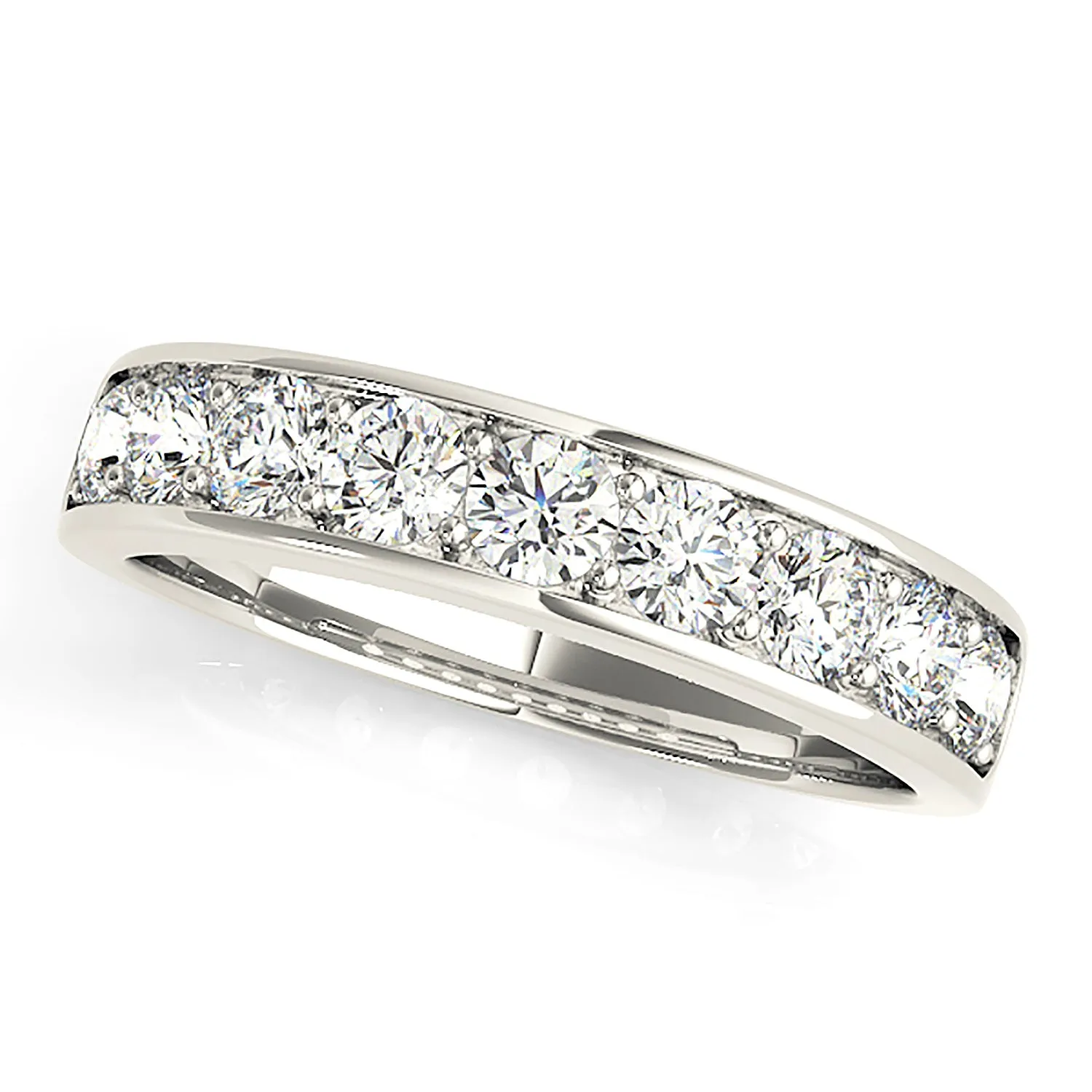 0.90 ctw. Round Diamond Wedding Band