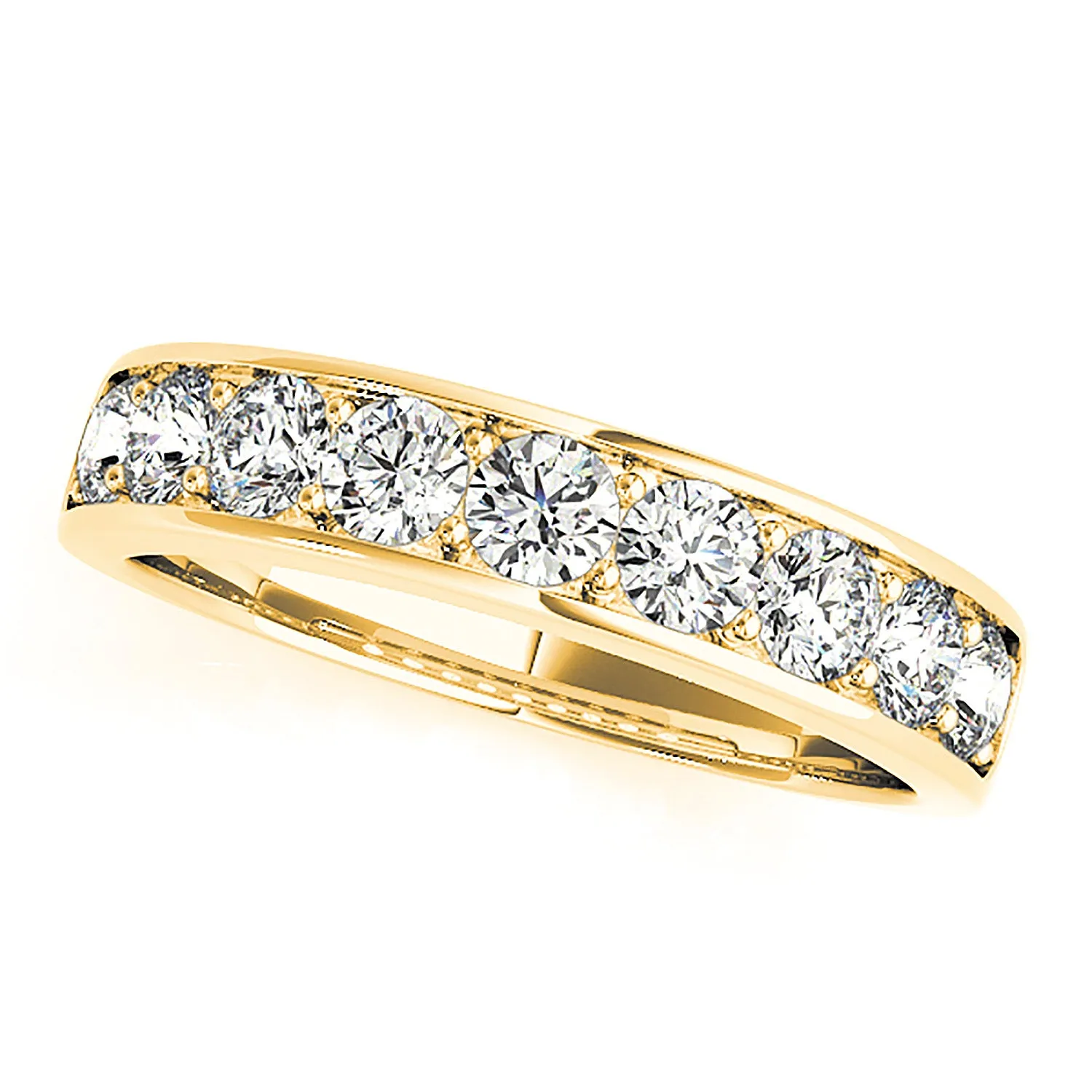0.90 ctw. Round Diamond Wedding Band