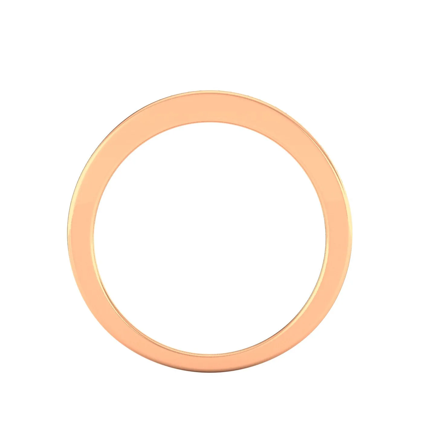 1/2 Carat TW Women's Diamond Channel Wedding Band in 10k Rose Gold