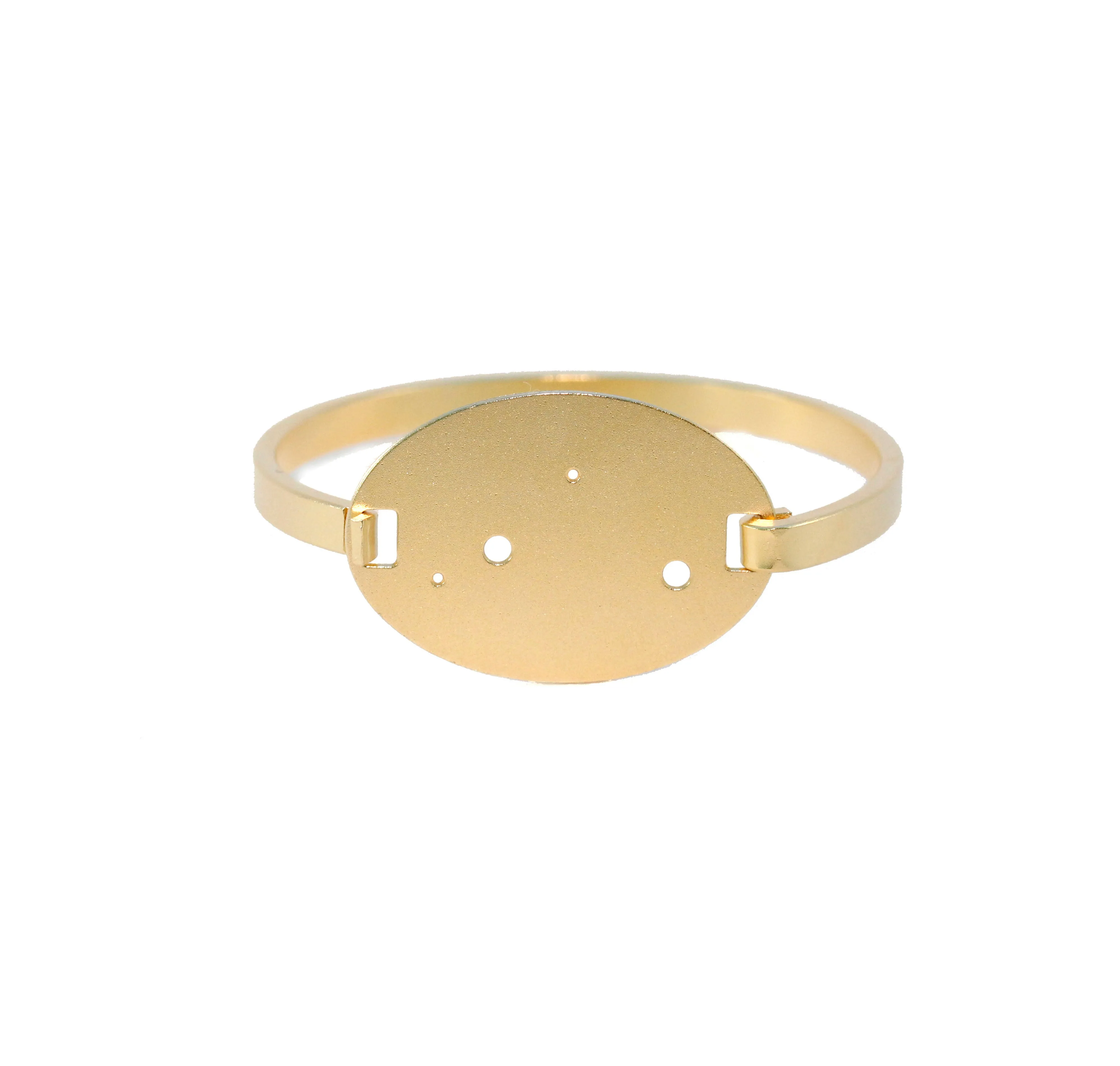 14kt Gold Dipped Zodiac Constellation Oval Bracelet, All 12 Signs: Aries through Pisces