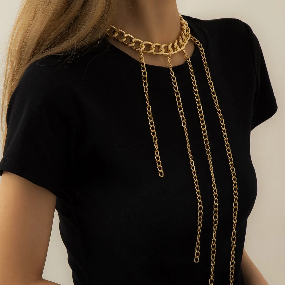 18K Gold-Plated Tassel Necklace