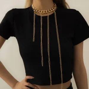 18K Gold-Plated Tassel Necklace
