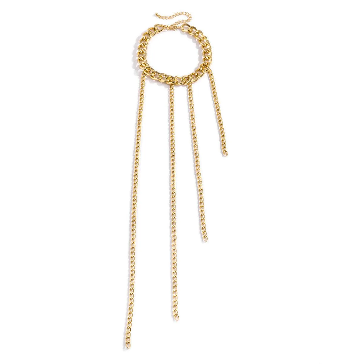 18K Gold-Plated Tassel Necklace