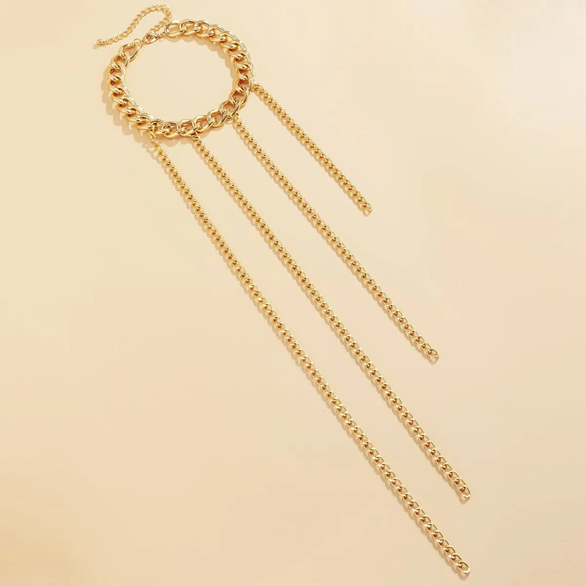 18K Gold-Plated Tassel Necklace