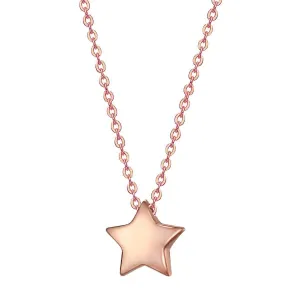18K Rose Gold-Plated Star Pendant Necklace