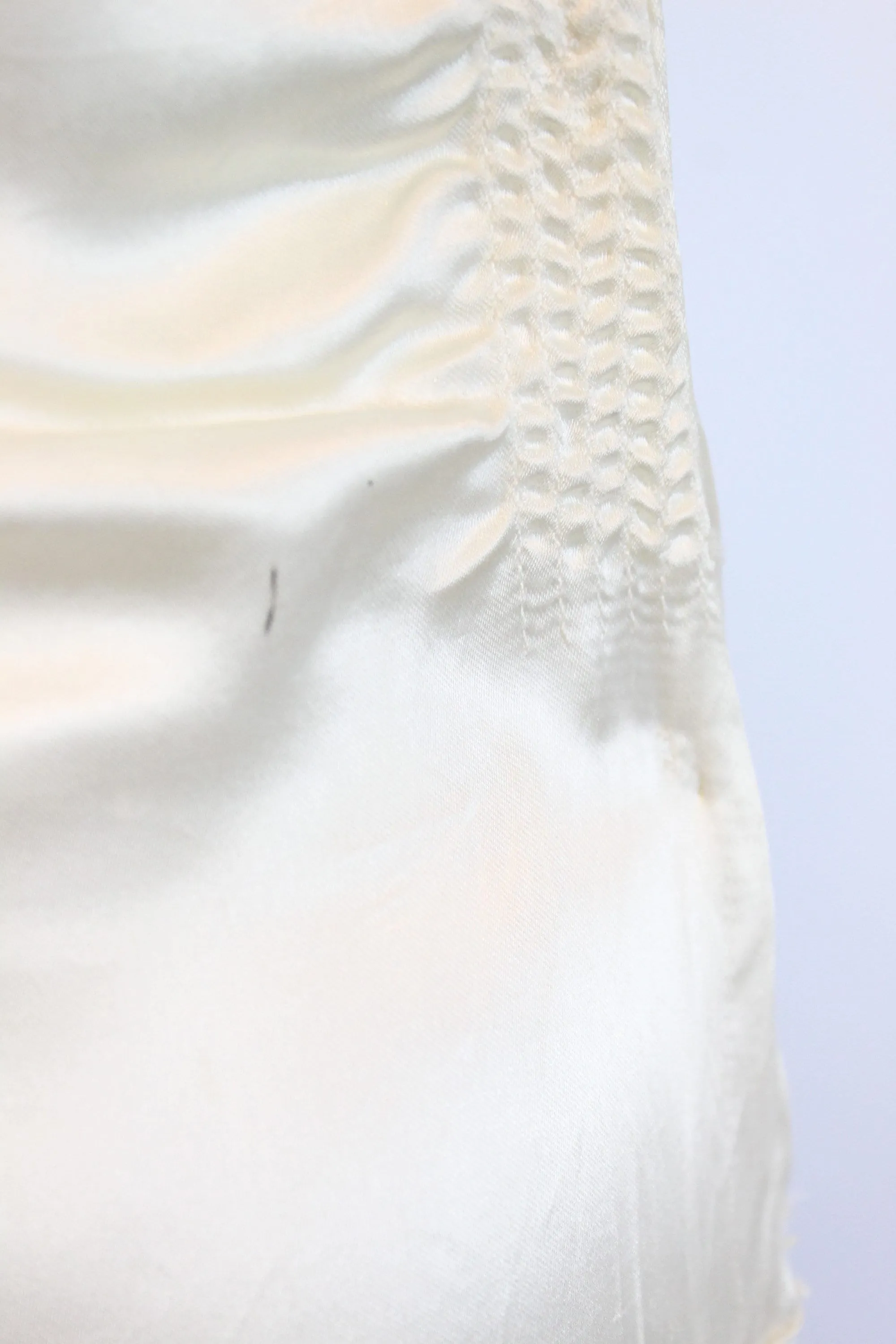 1920s 1930s LIQUID SATIN wedding dress xs small | new spring summer