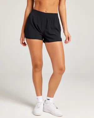 2 In 1 Shorts - Black