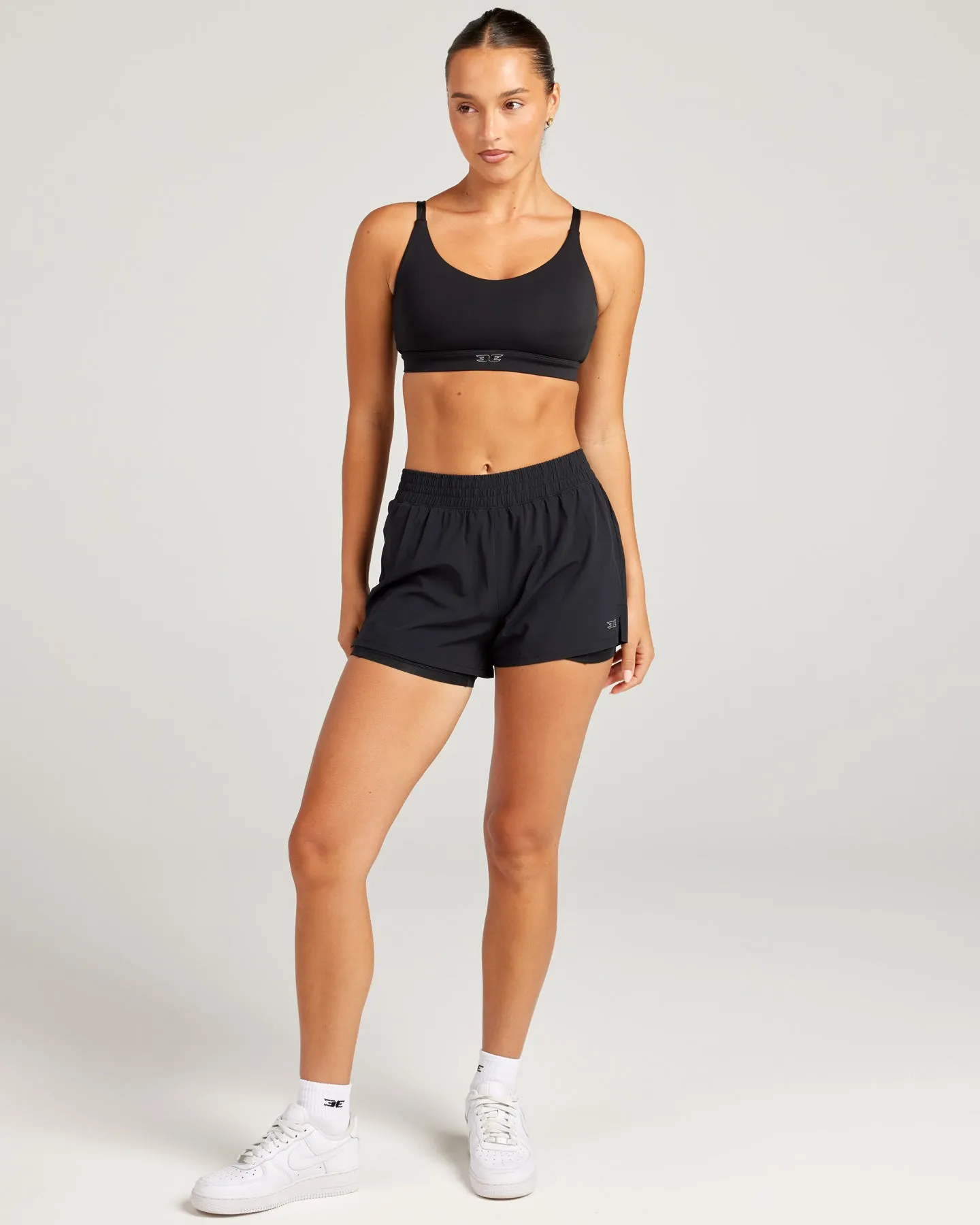 2 In 1 Shorts - Black