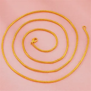 24K Gold-Plated Snake Chain Necklace
