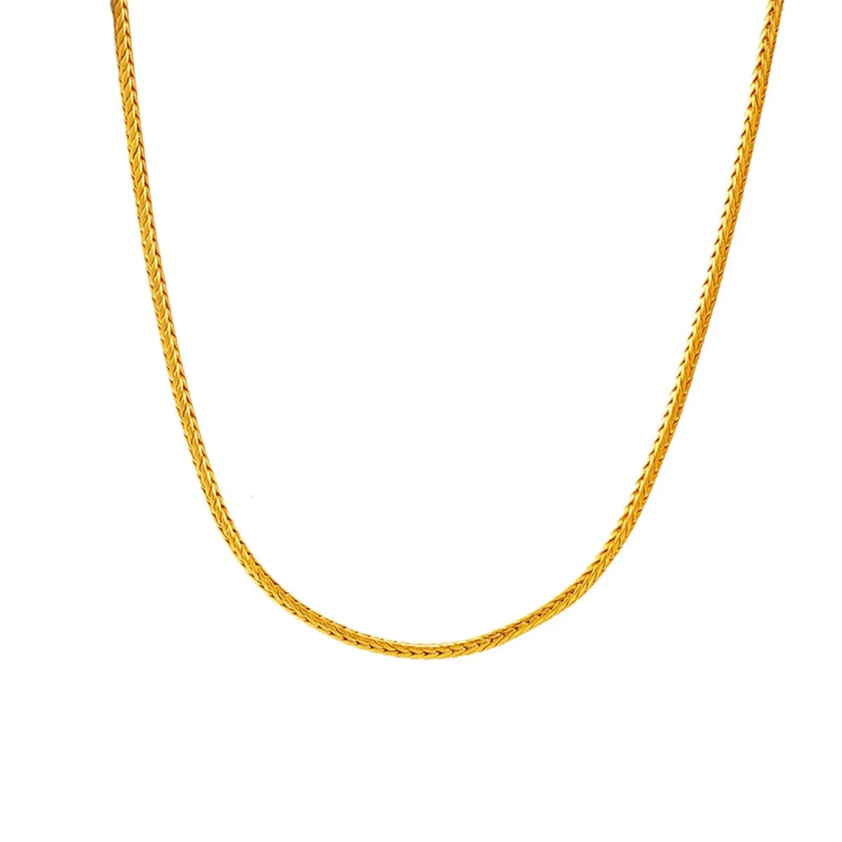 24K Gold-Plated Snake Chain Necklace