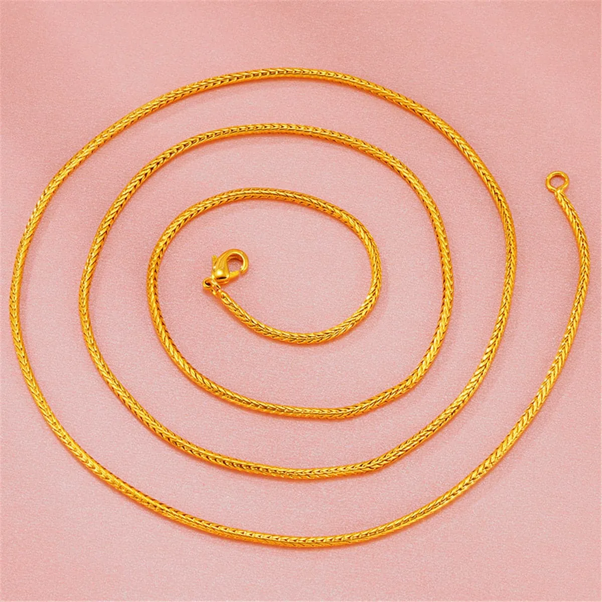 24K Gold-Plated Snake Chain Necklace