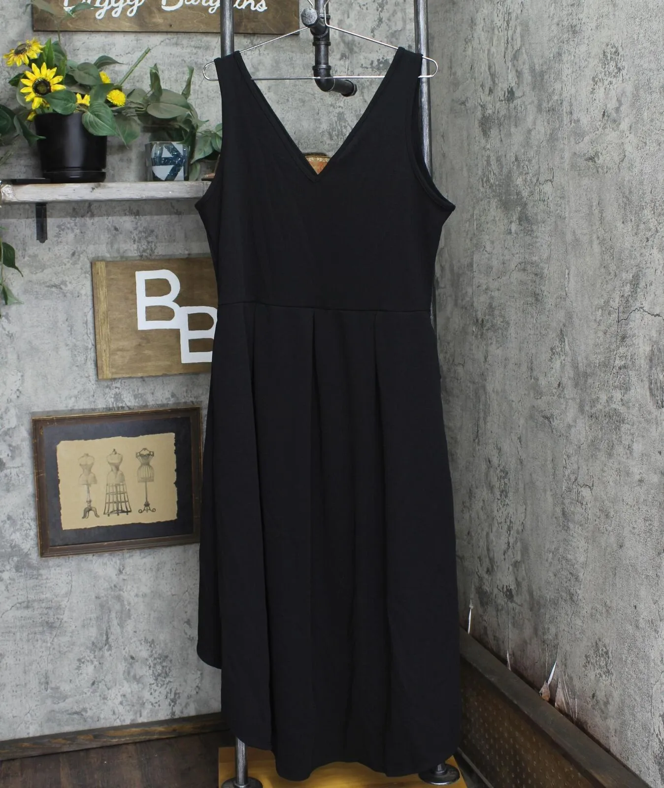 24seven Comfort Apparel Women's Plus Size High Low Party Dress P0206025