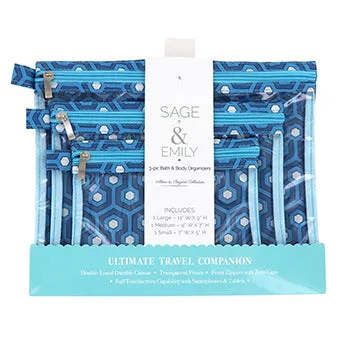 3-Pack: Zip Organizer