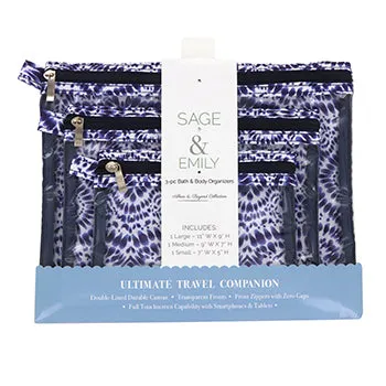 3-Pack: Zip Organizer