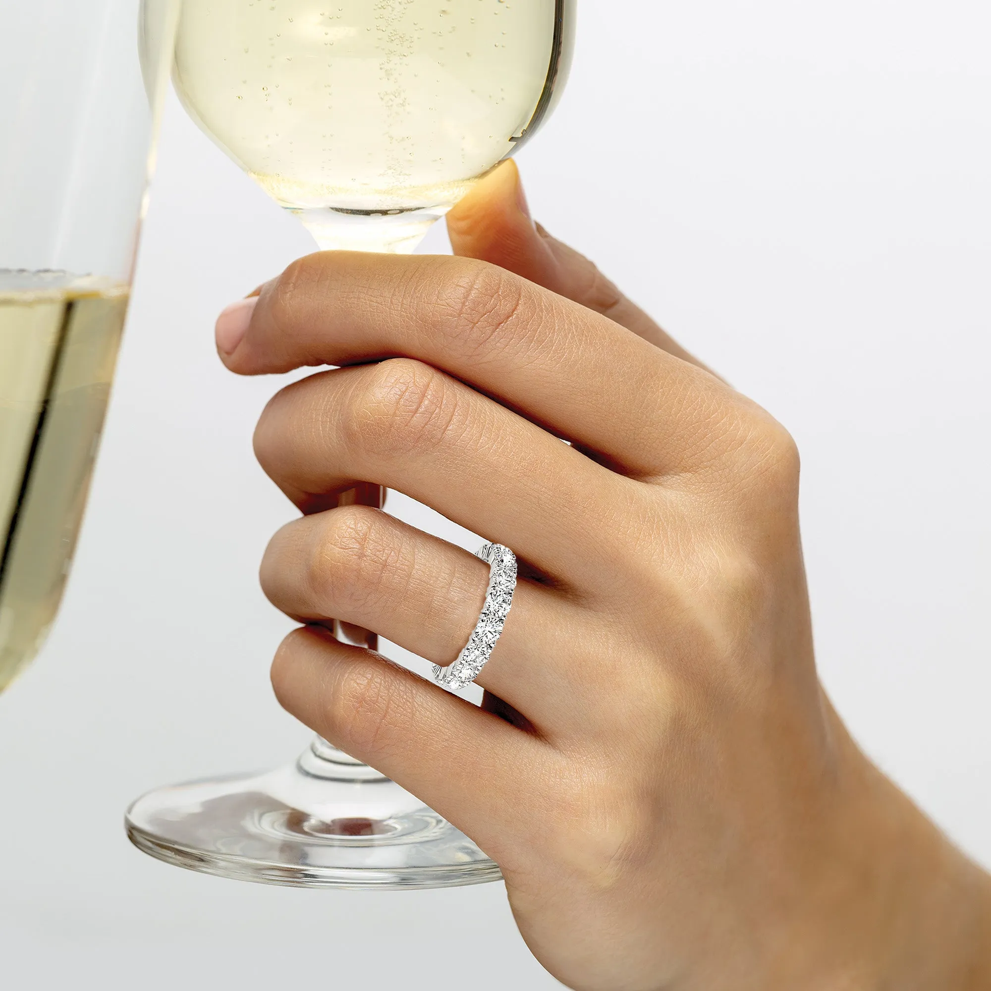 3.0 Carat Round Diamond Eternity Ring