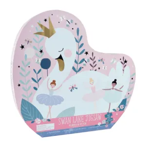 40pc Jigsaw in Shaped Box - Swan