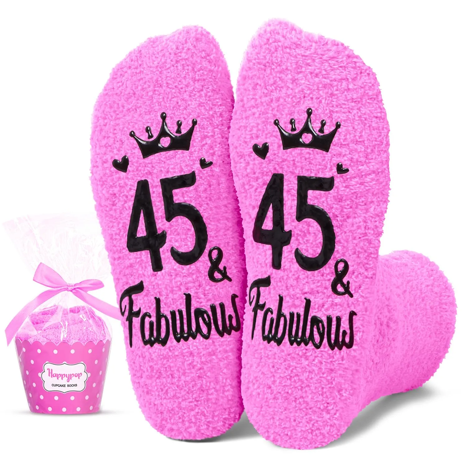 45th Years Old Birthday Gifts for Women - Socks for 45 Year Olds, Best Gifts for 45 Year Old Middle Aged Woman, Gift Ideas for 45 Year Olds