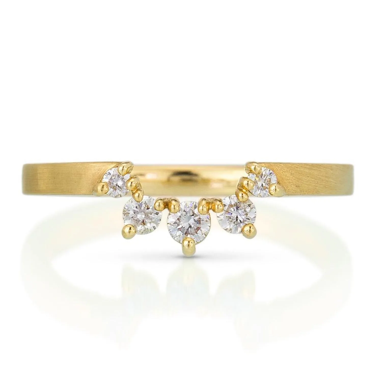 5 Diamond Contour Band