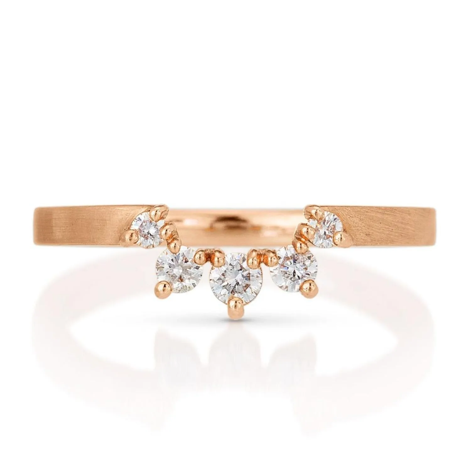 5 Diamond Contour Band