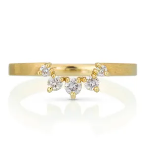 5 Diamond Contour Band