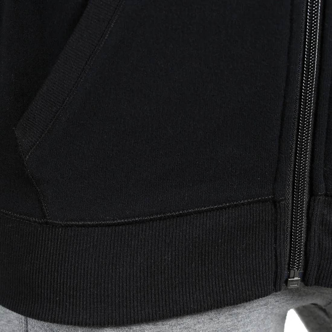 520 Women's Pilates & Gentle Gym Hooded Jacket - Black