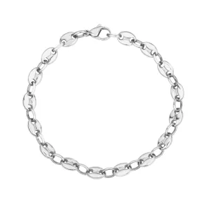 6mm Coffee Bean Link Bracelet