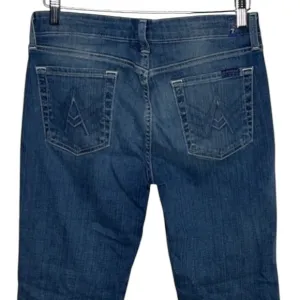 7 for all Mankind &quot;A&quot; Pocket Flair Leg Denim Jeans Women Size 29