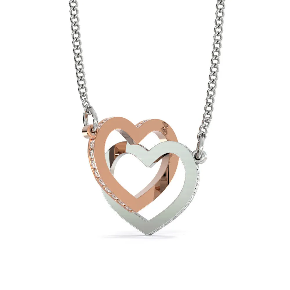 A Piece Of My Heart Interlocking Heart Necklace