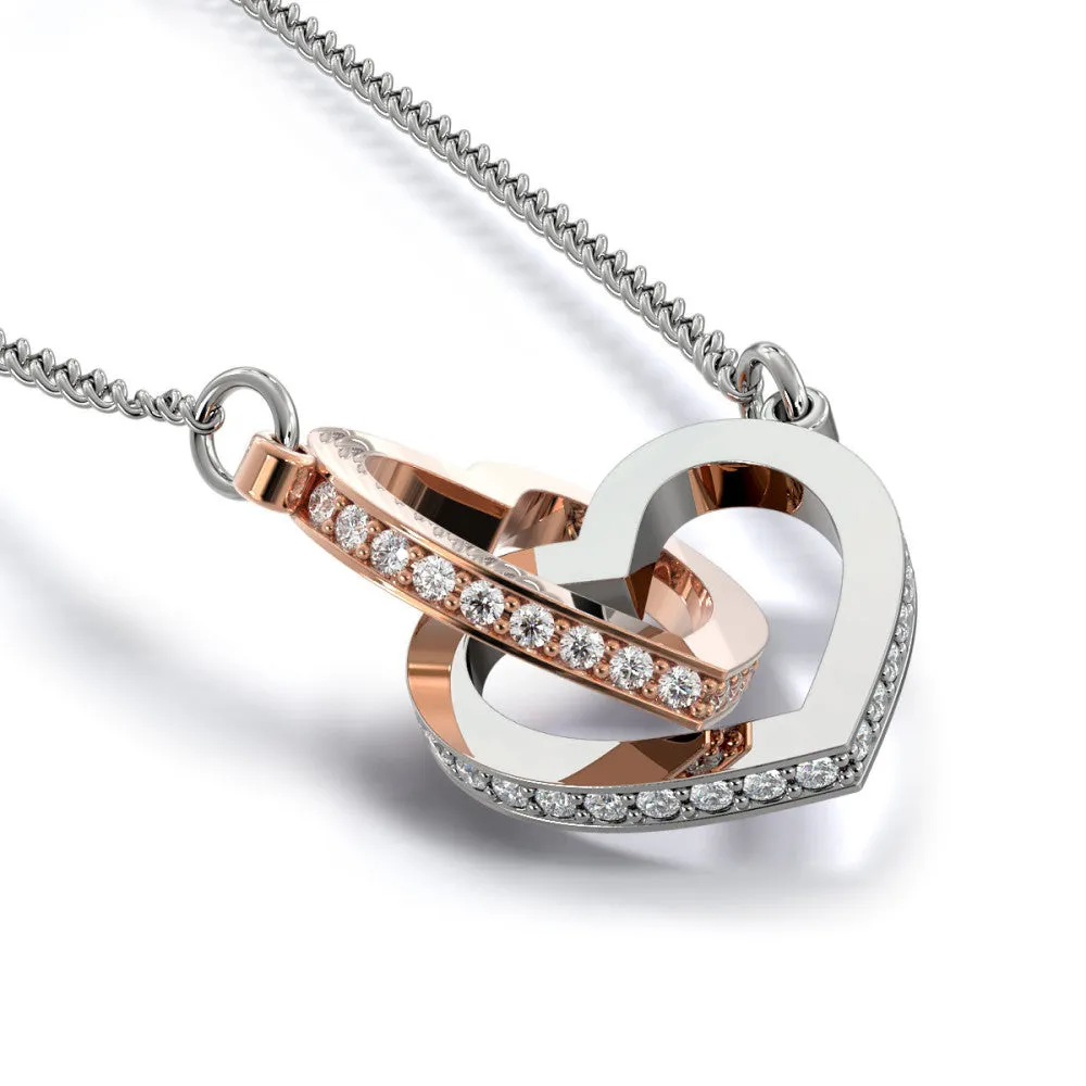 A Piece Of My Heart Interlocking Heart Necklace