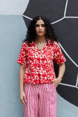 Abstract Shapes Women's Rin Top RD