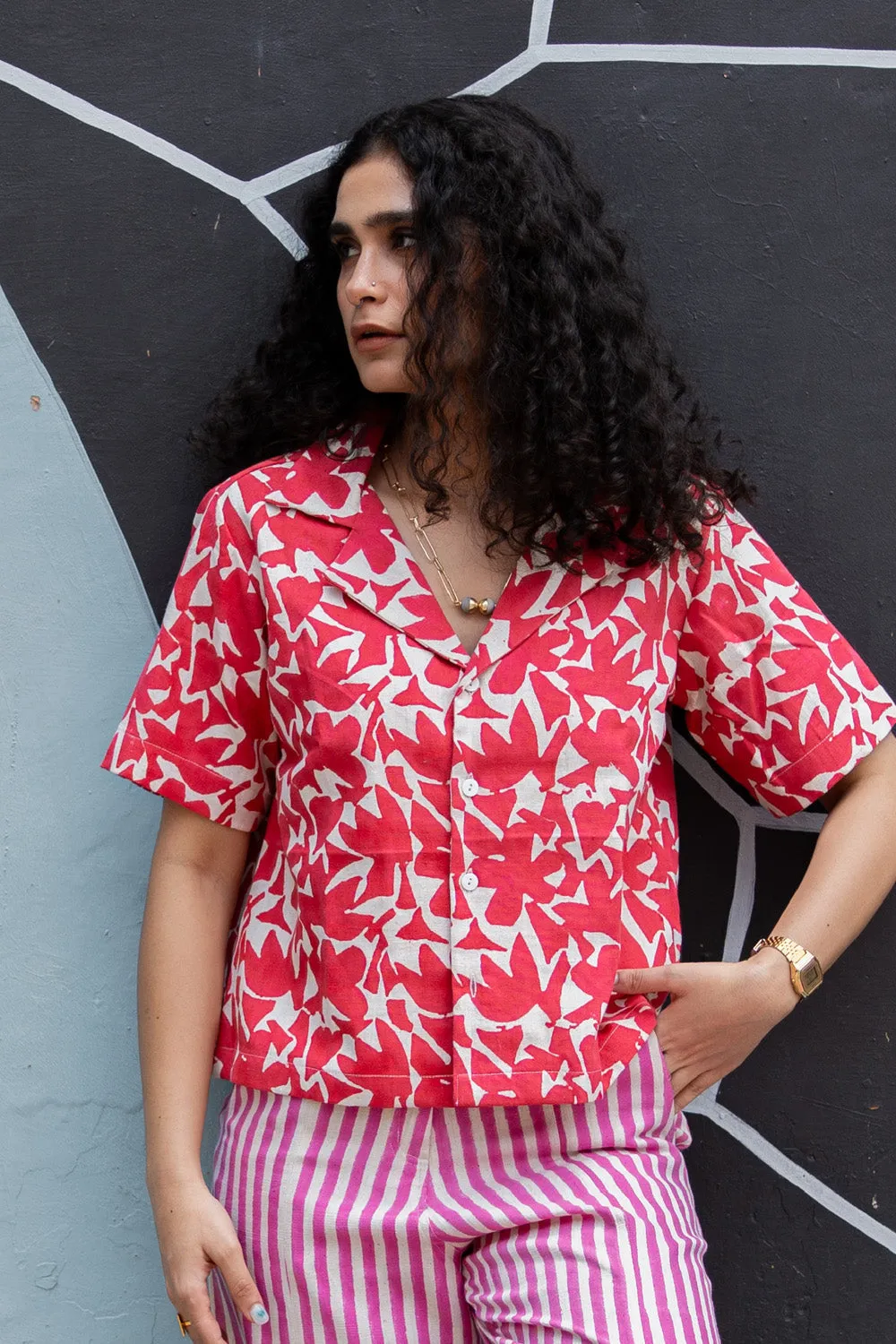 Abstract Shapes Women's Rin Top RD
