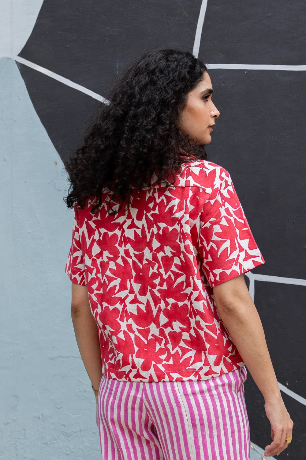 Abstract Shapes Women's Rin Top RD
