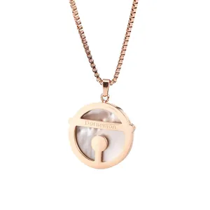 Acrylic & 18K Rose Gold-Plated Doraemon Pendant Necklace