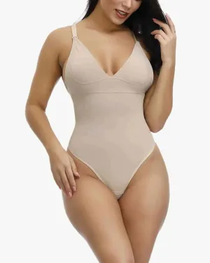 AirSlim® Shaping Low Back Thong Bodysuit
