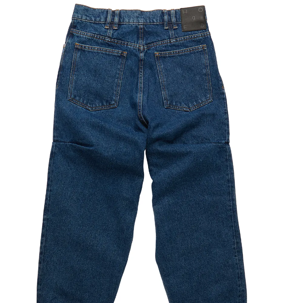 AKEN Women's Dark Blue Jeans