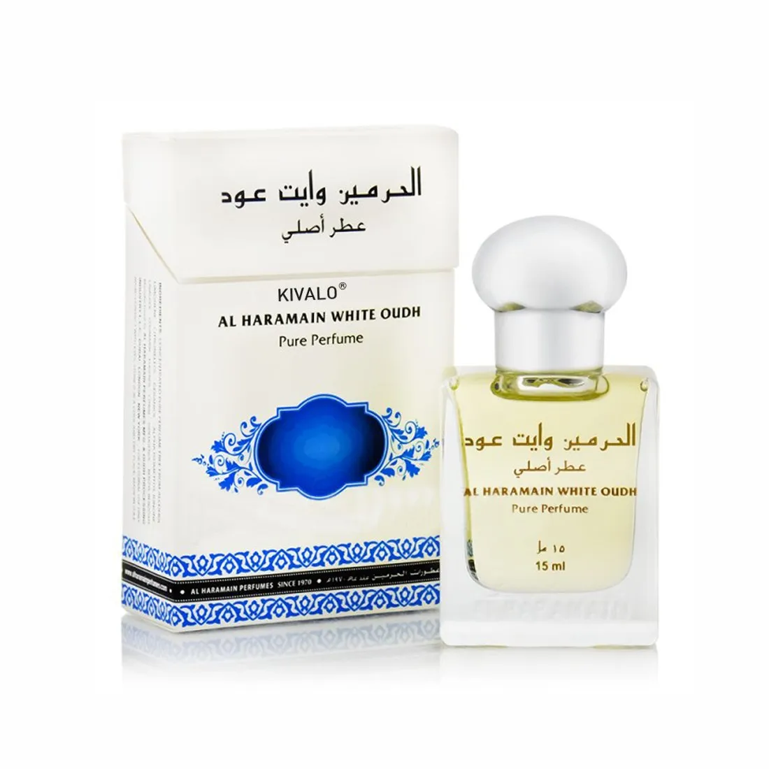 Al Haramain White Oudh & Amber Pack of 2 Attar- 2 x 15ml