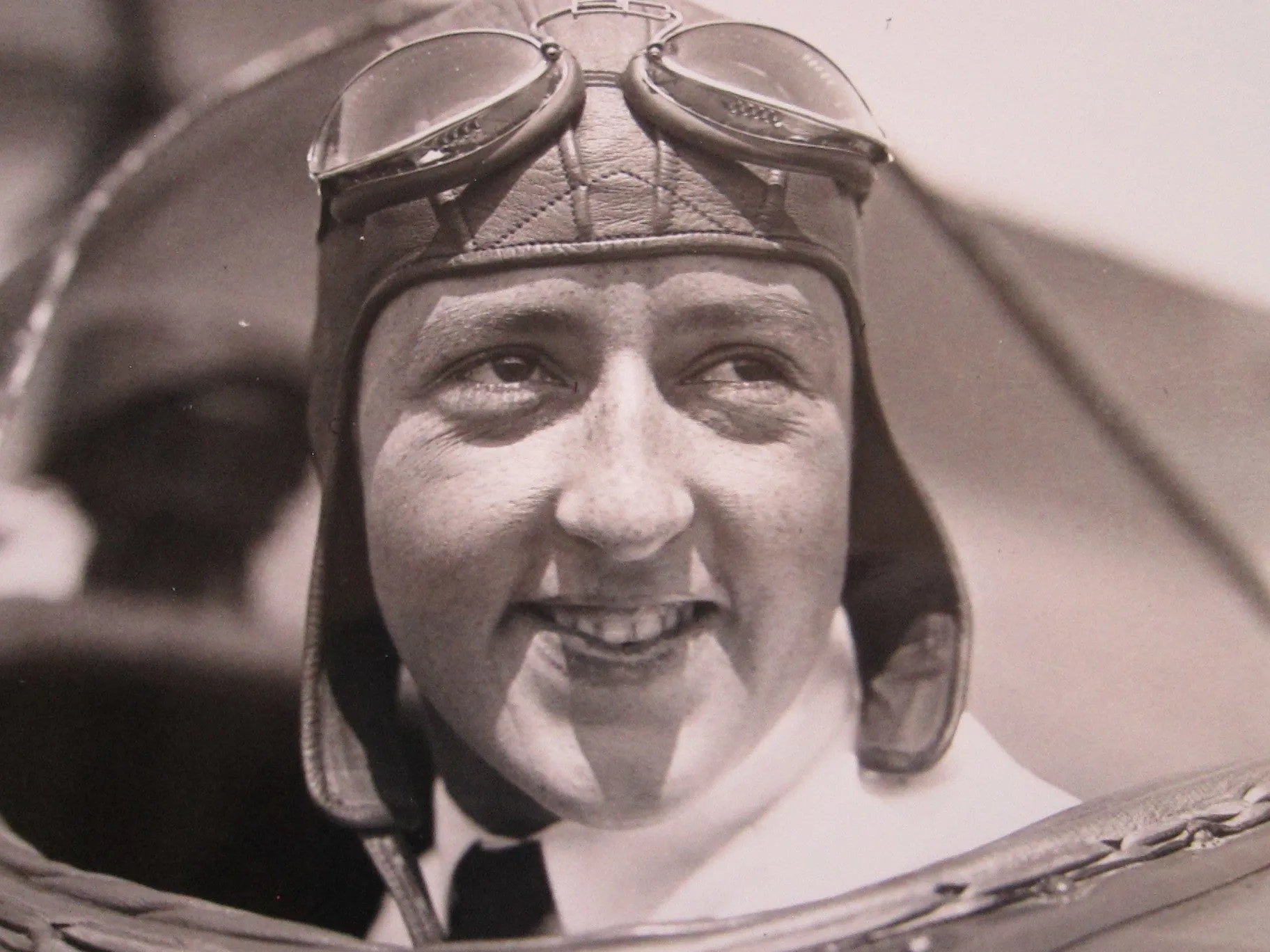 Albert Bresnik Photograph of Famous Aviator Evelyn Bobbi Trout