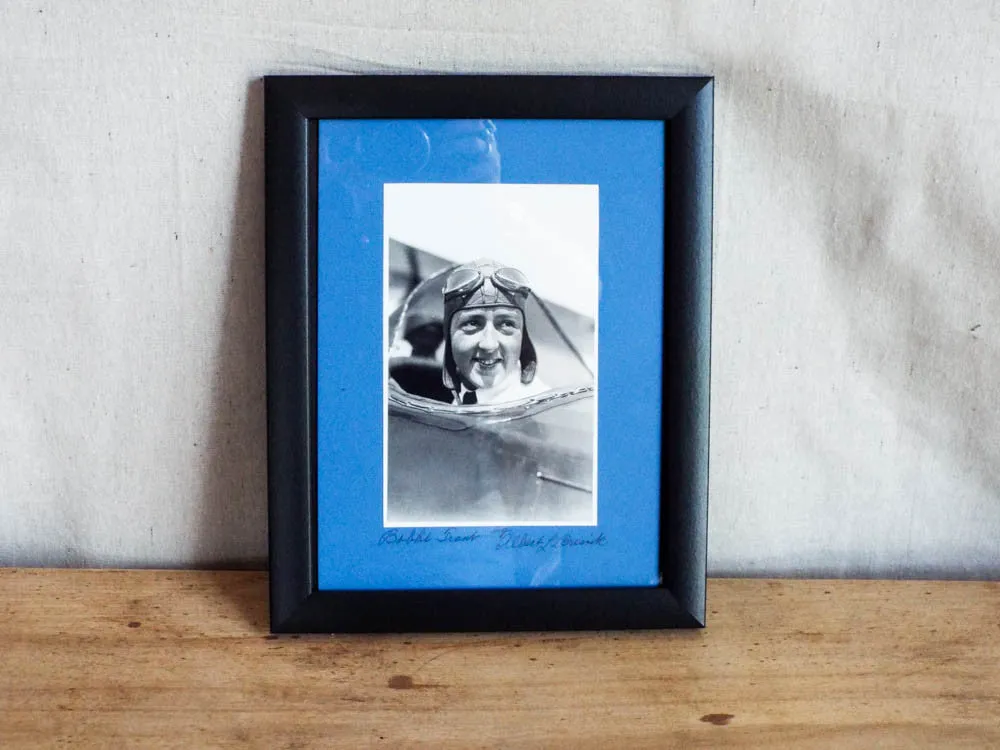 Albert Bresnik Photograph of Famous Aviator Evelyn Bobbi Trout