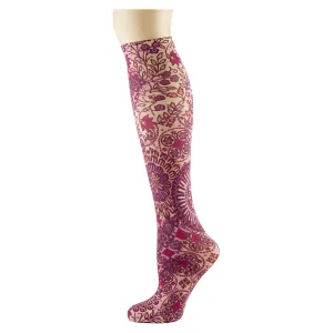 Amethyst on Fossil Knee Highs