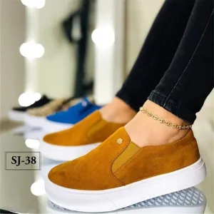 Amozae Women's Shoes 2022 New Fashion Large Size Women's Single Shoes Daily Casual Lazy Slip-On Women's Loafers