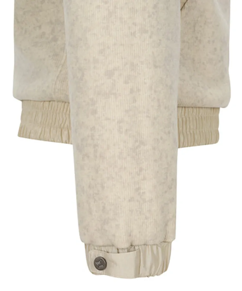 ANEW Golf Women Half Zip-Up  Long sleeve T Shirt - Light Beige
