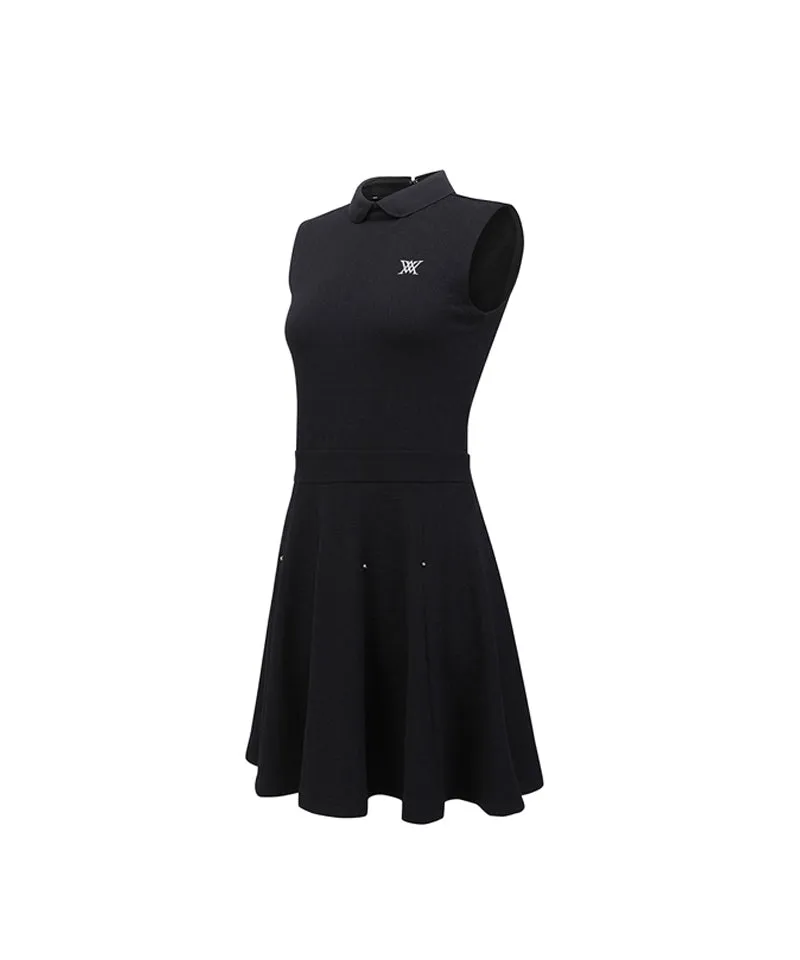 ANEW Golf Women's Emboss Jacquard One-Piece - Black
