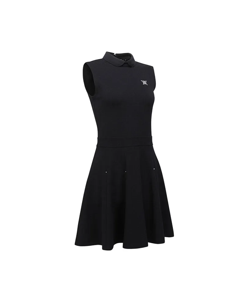 ANEW Golf Women's Emboss Jacquard One-Piece - Black