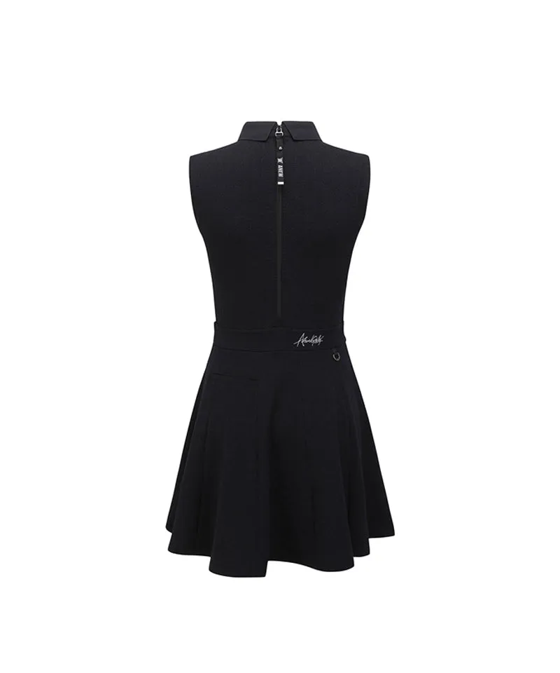 ANEW Golf Women's Emboss Jacquard One-Piece - Black