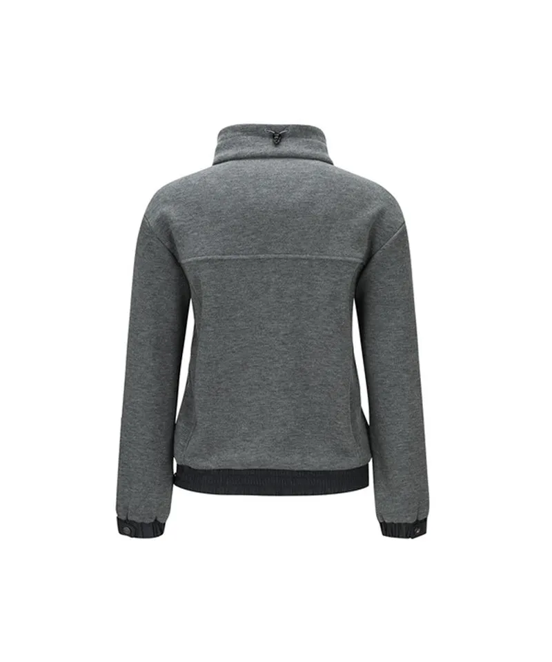 ANEW Golf Women's Half Zip-Up  Long sleeves T Shirt - Gray