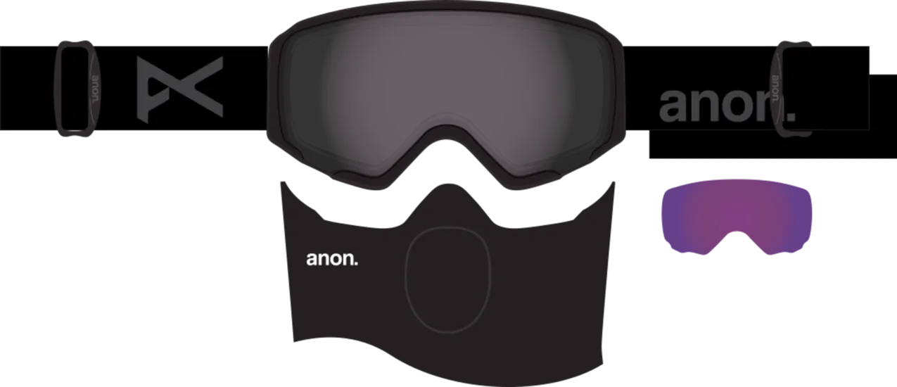 Anon WM1 Low Bridge Fit Goggles