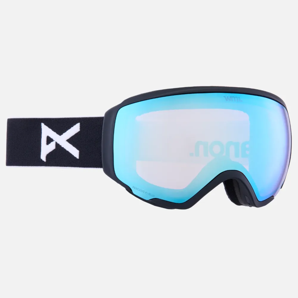 ANON WM1 Low Bridge goggles - Womens - Black w/ Variable Blue