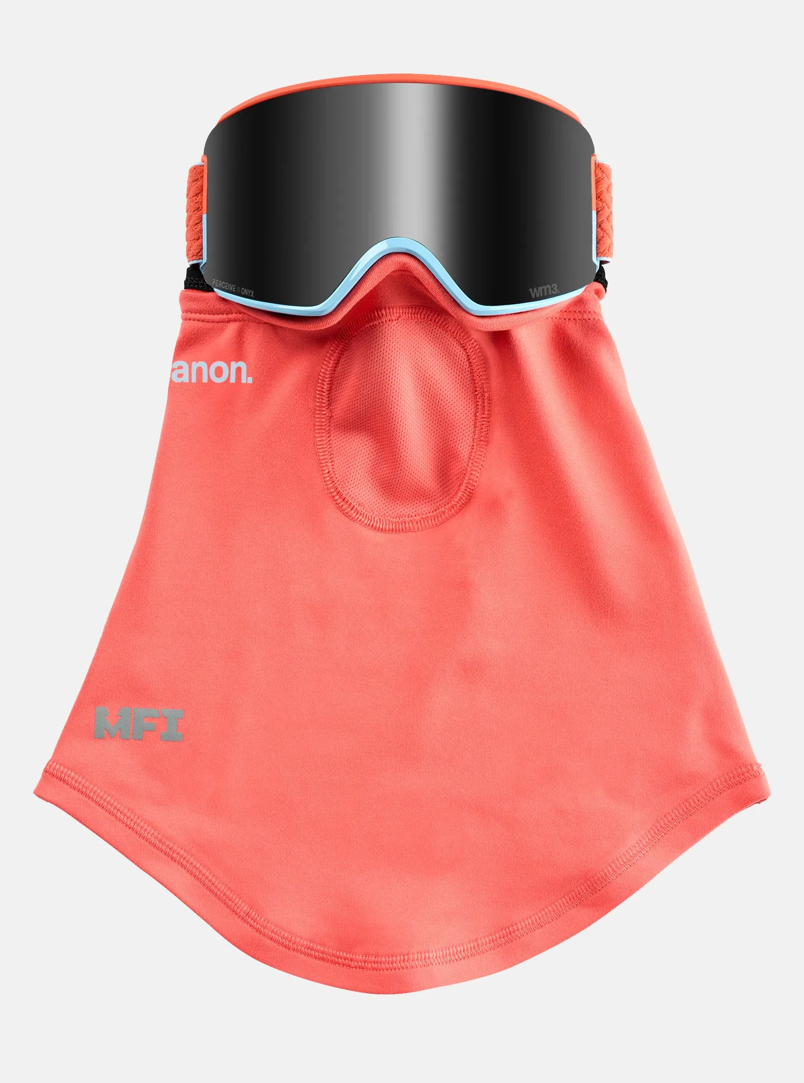Anon WM3 Goggles & MFI Face Mask & Spare Lens Peach Echo / Perceive Sunny Onyx Lens