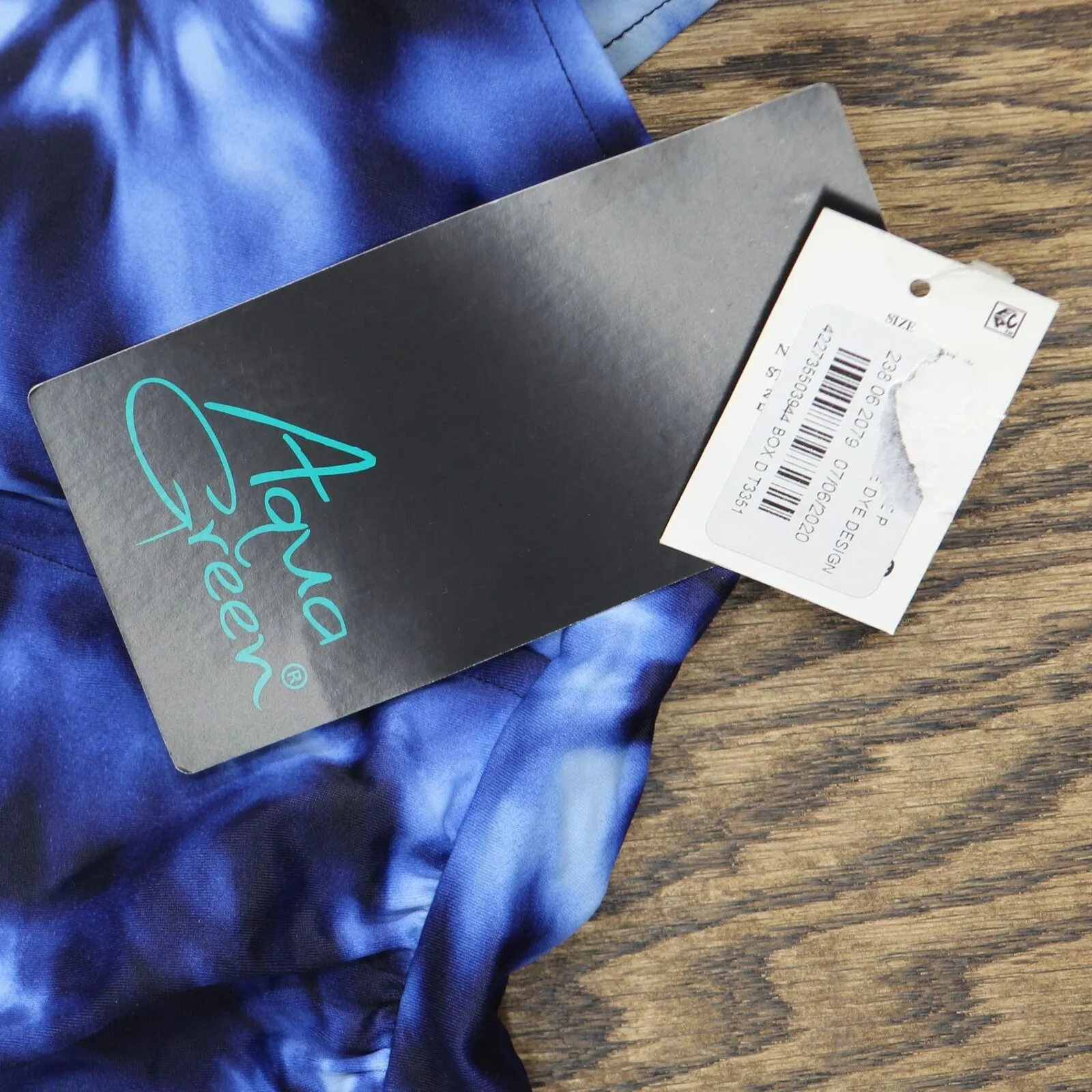 Aqua Green Women's Tie-Front One Piece Swimsuit 53741526