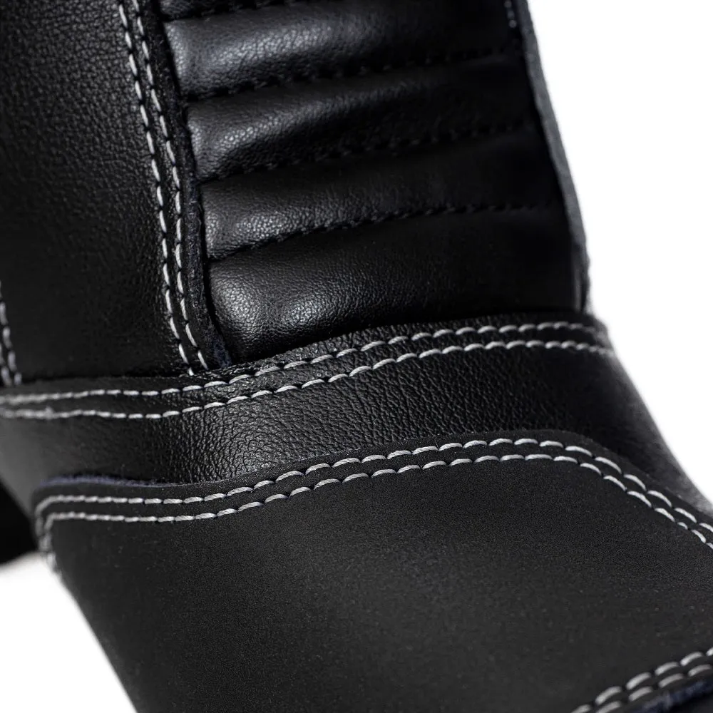Arrow Women's Black Motorcycle Leather Boots